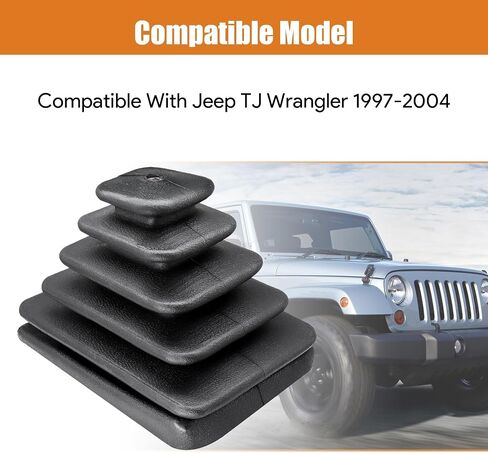 Shifter Boot and Retainer Bezel Kit Fit for Jeep TJ Wrangler 1997-2004 Transmission Shift Bezel Shifter Boot Kit Replace # 53000056 52078558 in Saudi Arabia