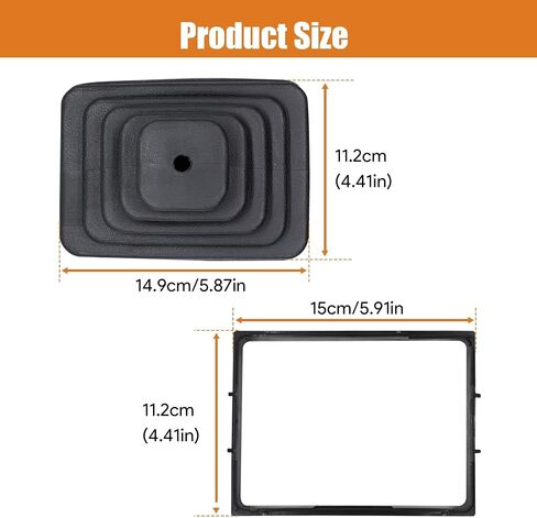 Shifter Boot and Retainer Bezel Kit Fit for Jeep TJ Wrangler 1997-2004 Transmission Shift Bezel Shifter Boot Kit Replace # 53000056 52078558 in Saudi Arabia