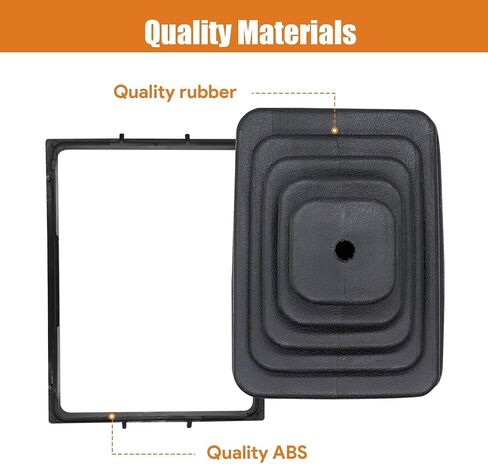 Shifter Boot and Retainer Bezel Kit Fit for Jeep TJ Wrangler 1997-2004 Transmission Shift Bezel Shifter Boot Kit Replace # 53000056 52078558 in Saudi Arabia