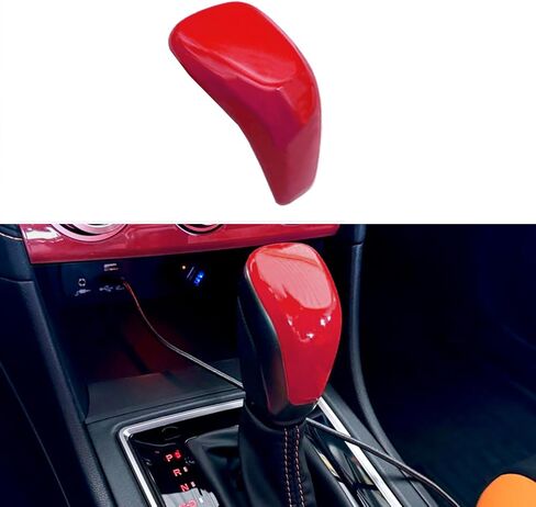 for Subaru Gear Shift Knob Cover Trim for Subaru Forester 2019-2021, for XV Crosstrek 2018-2021, for Impreza 2017-2021, for Outback 2020 2021, Orange in Saudi Arabia