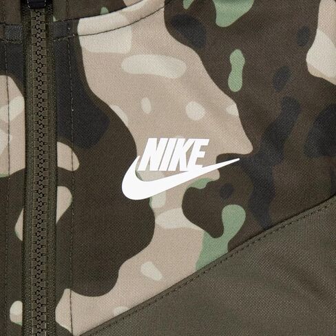 Nike Camo Sweatsuit Set Dri-FIT Little Kids 2-Piece Full Zip Jacket Sweatpants Set with Futura Logo in Kuwait