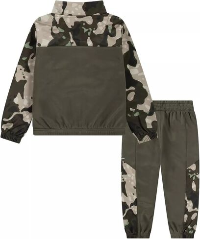 Nike Camo Sweatsuit Set Dri-FIT Little Kids 2-Piece Full Zip Jacket Sweatpants Set with Futura Logo in Kuwait