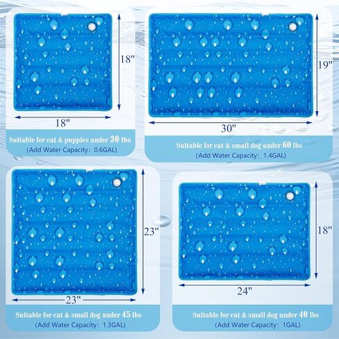 Dog Cooling Mat Water Injection Pet Cooling Pads Dogs & Cats Pet Cooling Blanket for Outdoor Car Seats Beds in Saudi Arabia