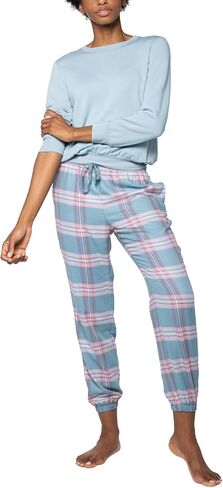 PajamaGram Women's Touch of Lace Knit Tap Set in Kuwait