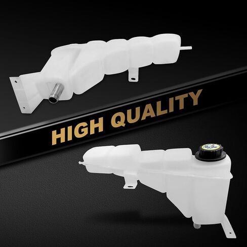 Radiator Coolant Recovery Overflow Tank Bottle With Cap For 2000-2005 Ford Excursion For 1999-2004 Ford F-250 Super Duty For 1999-2004 F-350 Super Duty F6DZ8100A 603-213 in Saudi Arabia