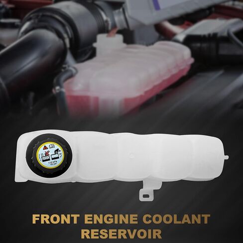 Radiator Coolant Recovery Overflow Tank Bottle With Cap For 2000-2005 Ford Excursion For 1999-2004 Ford F-250 Super Duty For 1999-2004 F-350 Super Duty F6DZ8100A 603-213 in Saudi Arabia