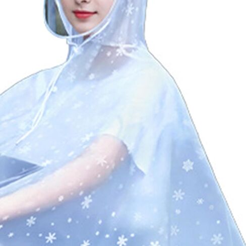 Topyond Rain Poncho for Women, Waterproof Motorcycle Raincoat, Reusable Outdoor Raincoat, Long Motorcycle Ebike Cycling Rain Poncho Cover in Saudi Arabia