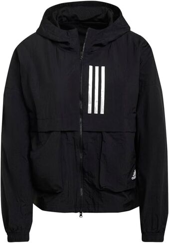 adidas Women's Sportswear W.N.D. Windbreaker, Black in Saudi Arabia