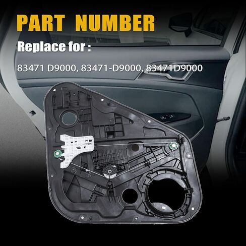GXARTS الخلفية الجانبية الجانبية منظم لوحة 83471D9000 متوافقة مع KIA Sportage Sport 2017 2018 2019 2020 2.0L 2.4L in Saudi Arabia