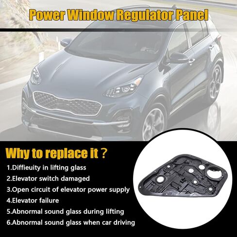 GXARTS الخلفية الجانبية الجانبية منظم لوحة 83471D9000 متوافقة مع KIA Sportage Sport 2017 2018 2019 2020 2.0L 2.4L in Saudi Arabia
