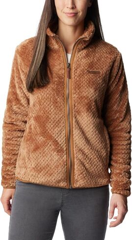 Columbia Women's Fire Side II Sherpa Full Zip, Pink Agave, 1X Plus in Saudi Arabia