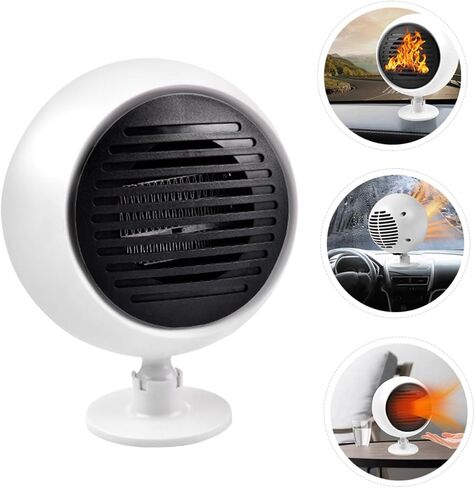 GLEAVI 1Pc Car Windshield Heater Portable Vehicle Defroster for Efficient Defogging Defrosting Construction Low Noise Energy Saving Design for Cars Rvs Suvs in Saudi Arabia