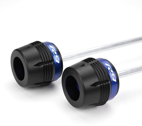 Mowok ملائمة لـ Yamaha R9 YZF-R9 YZFR9 YZF R9 2024 2025 إكسسوارات الدراجات النارية الإطار المتزحلقات الأمامية المحور الخلفي محور الشوكة حماية حماية (الأزرق) in Kuwait