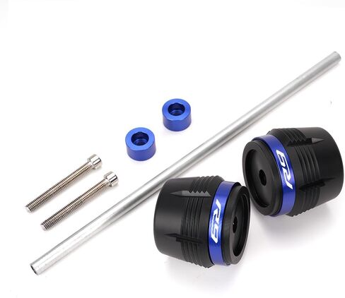 Mowok ملائمة لـ Yamaha R9 YZF-R9 YZFR9 YZF R9 2024 2025 إكسسوارات الدراجات النارية الإطار المتزحلقات الأمامية المحور الخلفي محور الشوكة حماية حماية (الأزرق) in Kuwait