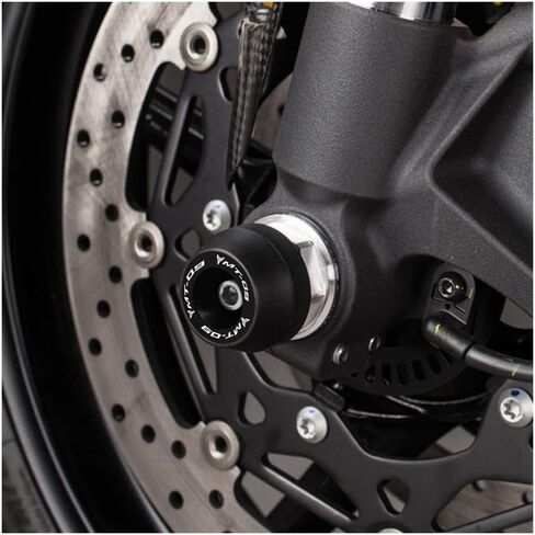 محور Slider MT09 ملحقات الدراجات النارية ، واقي تحطم محور شوكة الدراجات الخلفية الأمامية لـ YA & MAHA MT-09 2013-2020 2021 2022 2023 in Kuwait
