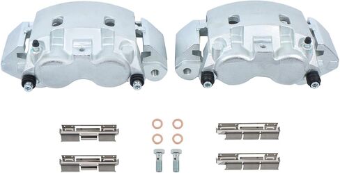 WFLNHB 2pcs Front Brake Caliper Replacement for Ram 2500 3500 4000 Pickup 2000-2002 18-P4746 18-P4747 5015318AA 5015319AA in Kuwait