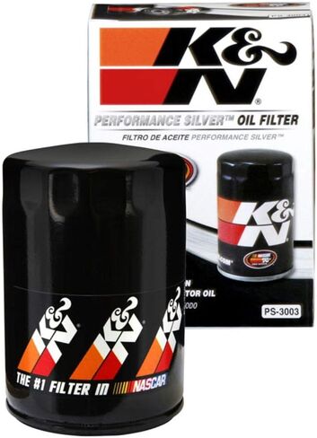 K&N Fremium Oil Filter: يحمي محركك: متوافق مع Select 2001-2019 Chevrolet/GMC/Hummer (Silverado ، 2500 ، 3500 ، 4500 ، 5500 ، 6500 ، Express ، Kodiak ، Sierra ، Savana ، Topkick ، H1) ، PS-3003 in Saudi Arabia