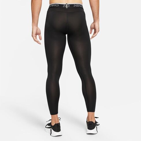 Nike Pro Dri-FIT Men's Tights(Black/White, Small) in Saudi Arabia