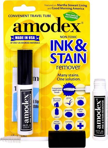 مزيل البقع والحبر 104 من شركة Amodex Products Inc، 4oz (عبوة من 3 قطع) in Kuwait