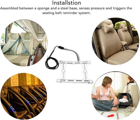 Safety Belt Pressure Sensor Occupancy Detection Safety Alarm Thin Film Car Seating Reminder in Kuwait