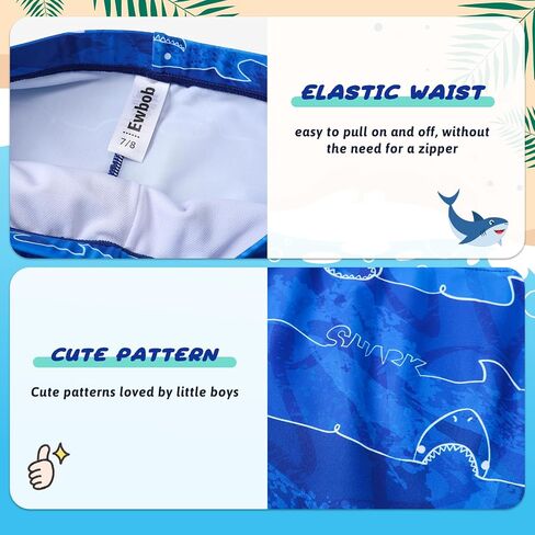 Boys 2 Pieces Rash Guard Sun Protection Long Sleeve Kid Swimsuits Quick Dry Swim Shirt Trunks for Boys 3-12 Years in Saudi Arabia