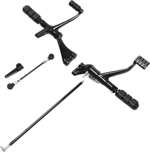 TCMT Motor Chrome Controlles Opts Beads Levers Linkages Fits for Harley Sportster 1200 Forty-Foice (XL1200X) 2010 2011 2012 2013 Sportster 883 Custom (XL883C) 2004 05 06 08 08 2009 in Kuwait