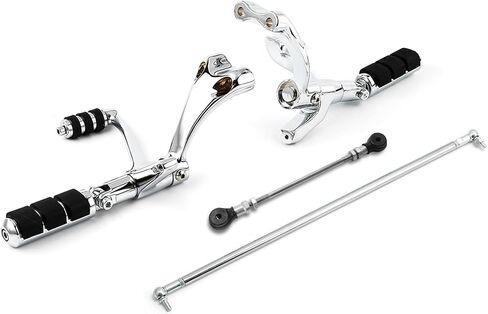 TCMT Motor Chrome Controlles Opts Beads Levers Linkages Fits for Harley Sportster 1200 Forty-Foice (XL1200X) 2010 2011 2012 2013 Sportster 883 Custom (XL883C) 2004 05 06 08 08 2009 in Kuwait