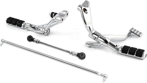 TCMT Motor Chrome Controlles Opts Beads Levers Linkages Fits for Harley Sportster 1200 Forty-Foice (XL1200X) 2010 2011 2012 2013 Sportster 883 Custom (XL883C) 2004 05 06 08 08 2009 in Kuwait