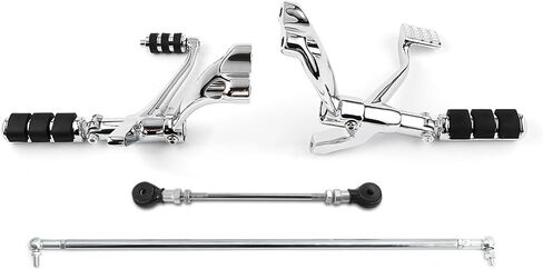TCMT Motor Chrome Controlles Opts Beads Levers Linkages Fits for Harley Sportster 1200 Forty-Foice (XL1200X) 2010 2011 2012 2013 Sportster 883 Custom (XL883C) 2004 05 06 08 08 2009 in Kuwait