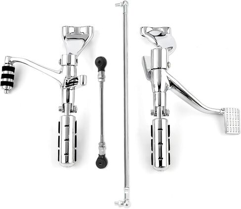 TCMT Motor Chrome Controlles Opts Beads Levers Linkages Fits for Harley Sportster 1200 Forty-Foice (XL1200X) 2010 2011 2012 2013 Sportster 883 Custom (XL883C) 2004 05 06 08 08 2009 in Kuwait