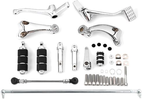TCMT Motor Chrome Controlles Opts Beads Levers Linkages Fits for Harley Sportster 1200 Forty-Foice (XL1200X) 2010 2011 2012 2013 Sportster 883 Custom (XL883C) 2004 05 06 08 08 2009 in Kuwait