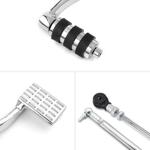 TCMT Motor Chrome Controlles Opts Beads Levers Linkages Fits for Harley Sportster 1200 Forty-Foice (XL1200X) 2010 2011 2012 2013 Sportster 883 Custom (XL883C) 2004 05 06 08 08 2009 in Kuwait