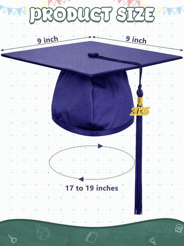 QZYL Kindergarten Graduation Cap and Gown Set, Unisex Congrats Grad Outfit with Tassel & Certificate for Kindergarten in Saudi Arabia