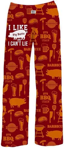 BRIEF INSANITY Funny Food Graphic Pajama Pants - Silky Lightweight, Comfy with Pockets - Soft Sleepwear for Men & Women in Saudi Arabia