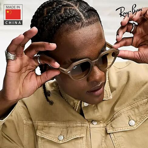 Ray-Ban RB4399 GINA Square Shape Sunglasses With Eyewear Kit Bundle - High Bridge Fit - Ideal Formal and Casual Wear Square SunglassesRB4362 in Saudi Arabia