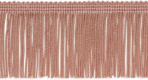 Trims by the Yard 2" Chainette Fringe Rose Gold | (5 Yard Cut) Trim in Saudi Arabia