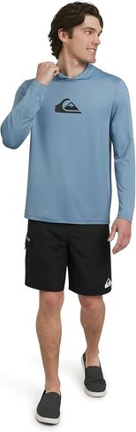 Quiksilver Men's Swimwear Regular Fit UPF 50 Sun Tee Hooded Rash Guard Shirt (S-XXL) in Saudi Arabia