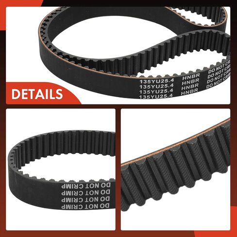A-Premium Engine Timing Belt Compatible with Ford Probe 1993-1997 & Mazda 626 1993-2002, MX-6 1993-1997, Protege 2001-2003, Protege5 2002-2003, 2.0L in Saudi Arabia