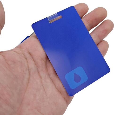 The Drop Logo Security Employee Key Card Prop – Inspired Fan Collectible Cosplay Halloween (Blue) in Saudi Arabia