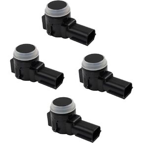 TRQ 4 Piece Bumper Parking Assist Object Sensor Kit Set Compatible with Buick Cadillac Chevy GMC