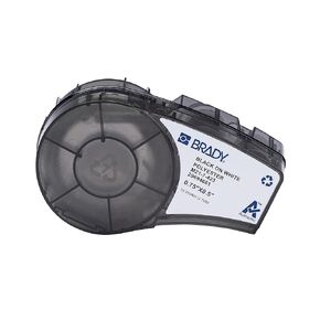 Brady Authentic (M21-7-423) Pre-Sized Harsh-Environment Polyester Labels for Barcode, Circuit Board, Equipment, Inspection, Black on White - Designed for M210, M210-LAB, M211 Printers, 0.5"H x 0.75"W