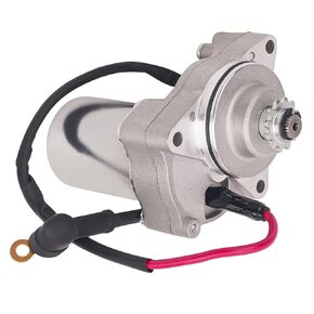 Starter Motor and Starter Solenoid Relay for Tao Tao 50cc 70 cc 90cc 125cc 110cc ATV Coolster 4 Wheeler Chinese Pit Dirt Bike 4 Wheelers Go Karts Dune Buggy Sandrail Quad SSR Roketa SunL