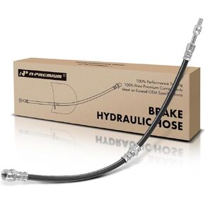 A-Premium Rear Driver or Passenger Brake Hydraulic Hose Compatible with Select Hyundai Models - Santa Fe 2001 2002 2003 2004 2005 2006, with Rear Disc Brakes - Replace# 5881226251