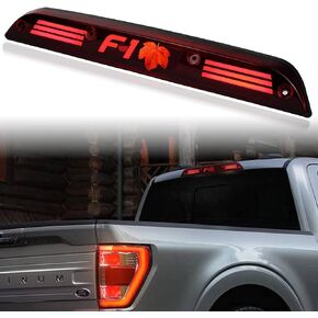 PGTONOE Red LED High Mount 3rd Third Brake Turn Signal Light Cargo Lamp Compatible with Ford F150 F250 F350 F450 Ranger (High Mount Stop Lights)