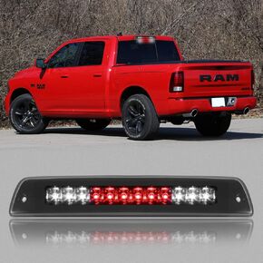 High Mount Stop Third Brake Light, Compatible with 1994-2001 Dodge Ram 1500 2500 3500 Third Center Cargo Rear LED 3rd Brake Light Bar Taillight (Black Smoke)