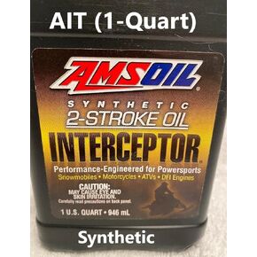 AMSOIL FULL SYNTHETIC Interceptor 2-Cycle Oil 1 Quart