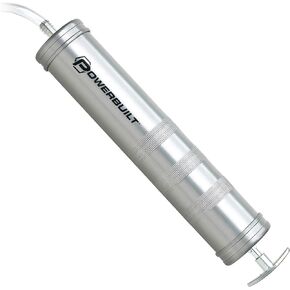 Powerbuilt Suction Gun - 12" Flexible Tube, Non-Slip Grip - Filling and Draining Tool - 648756