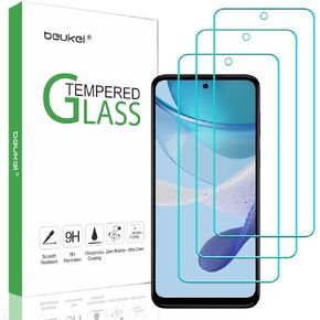 beukei (3 Pack) Compatible for Motorola Moto G 5G (2023) [Not Fit for Moto G 5G 2022] Screen Protector Tempered Glass, Touch Sensitive,Case Friendly, 9H Hardness