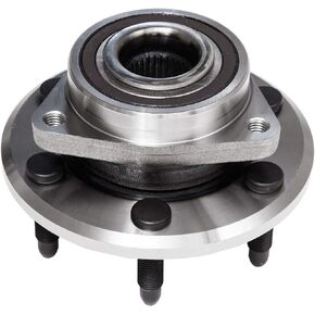 513277 Front Rear Wheel Bearing and Hub Assembly Compatible with Buick Enclave Chevrolet Traverse GMC Acadia Limited Saturn Outlook [6-Stud Hub]