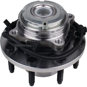 515020 محمل العجلة الأمامية ومجموعة المحور متوافقة مع Ford F250/Super Duty، F350/Super Duty 1999-2002، Ford Excursion 2000-2005، 8 براغي العروة